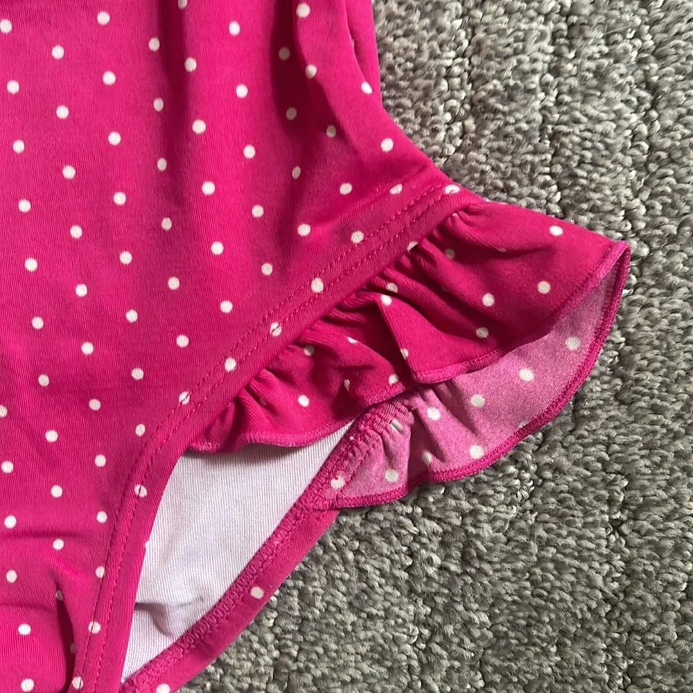 🥰 2/$20 Gymboree Baby Girl Pink Swim Suit - Picture 5 of 5